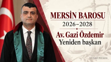 Mersin Barosu 2026 Seçimi: Gazi Özdemir Yeniden Başkan